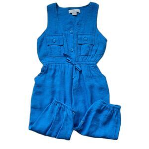 Bailey's Blossom Royal Blue Pant Jumpsuit Size 2T